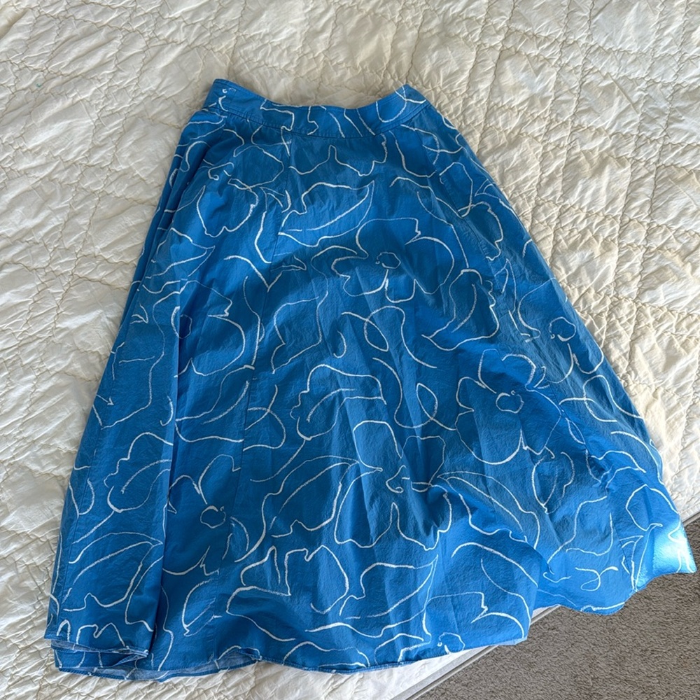 Madewell Signature Poplin Maxi Skirt